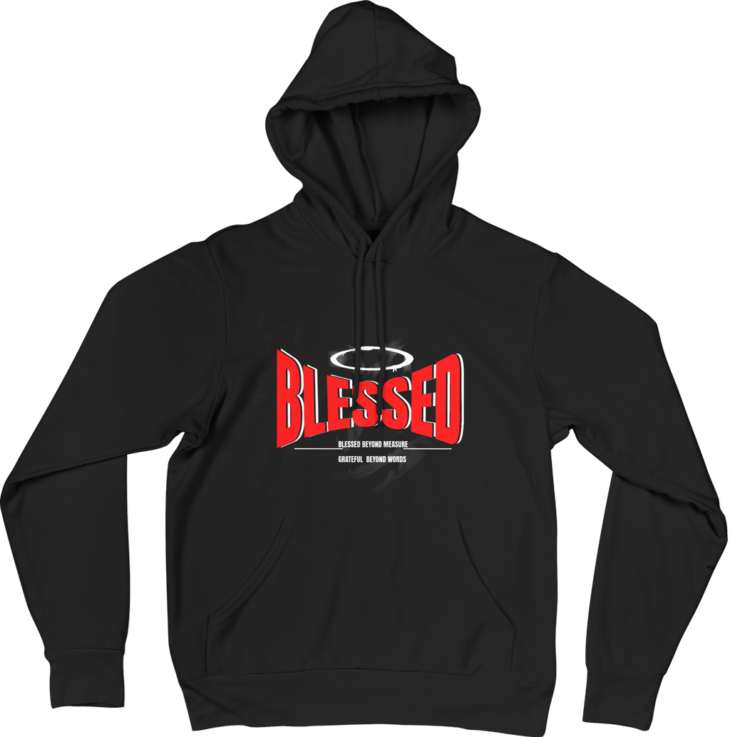 Long Sleeve Hoodie - Blessed