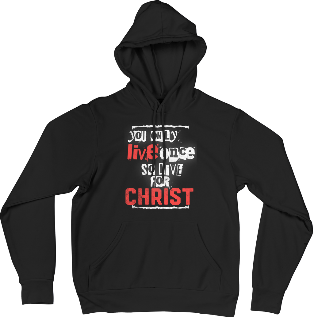 Long Sleeve Hoodie- You only live once