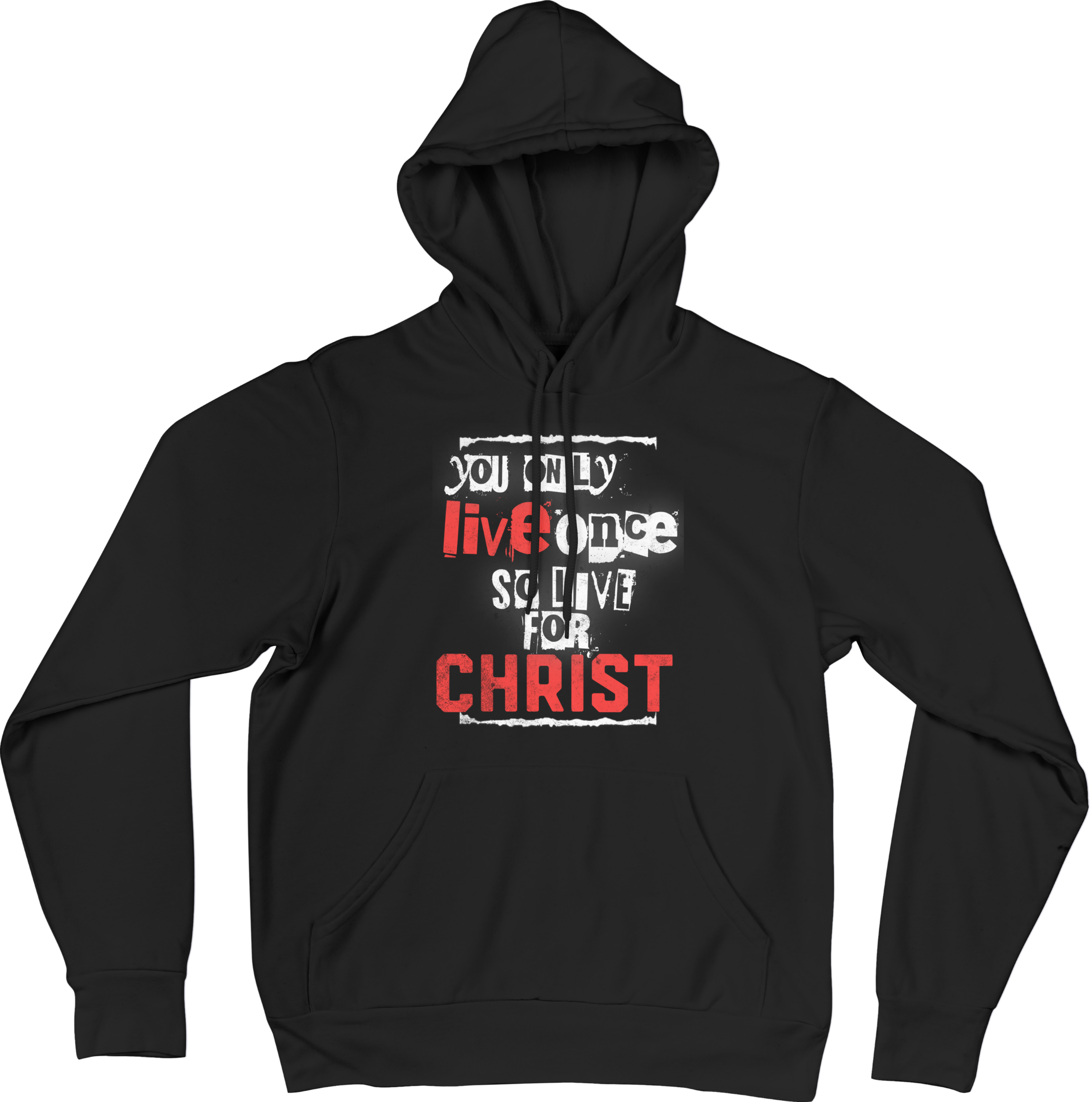 Long Sleeve Hoodie- You only live once