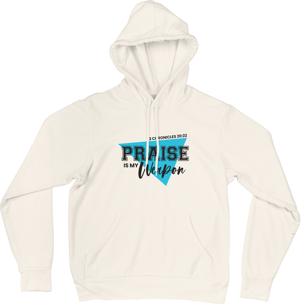 Long sleeve Hoodie - Praise is my Weapon