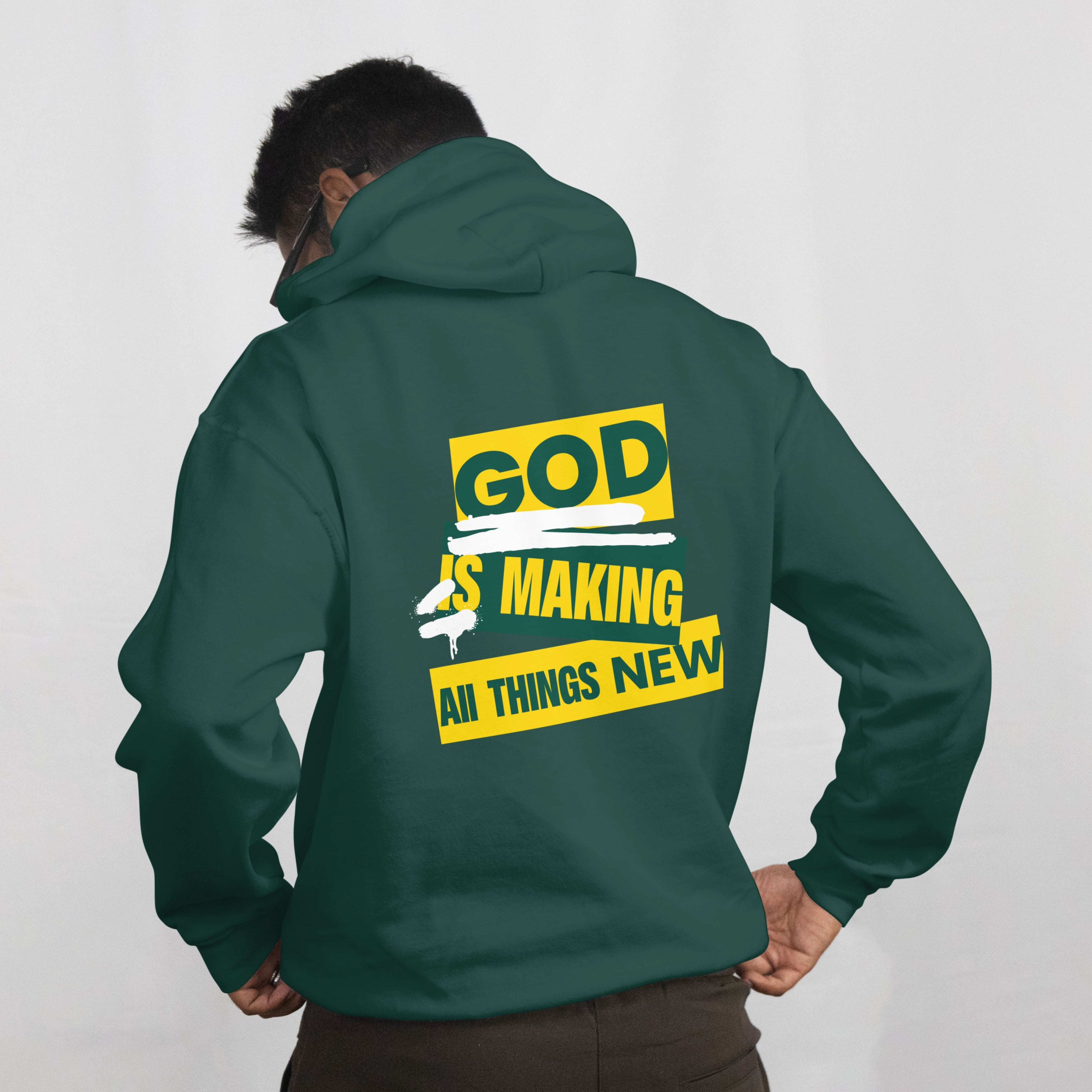 GOD IS  MAKING ALL THINGS NEW- Long Sleeve Hoodie
