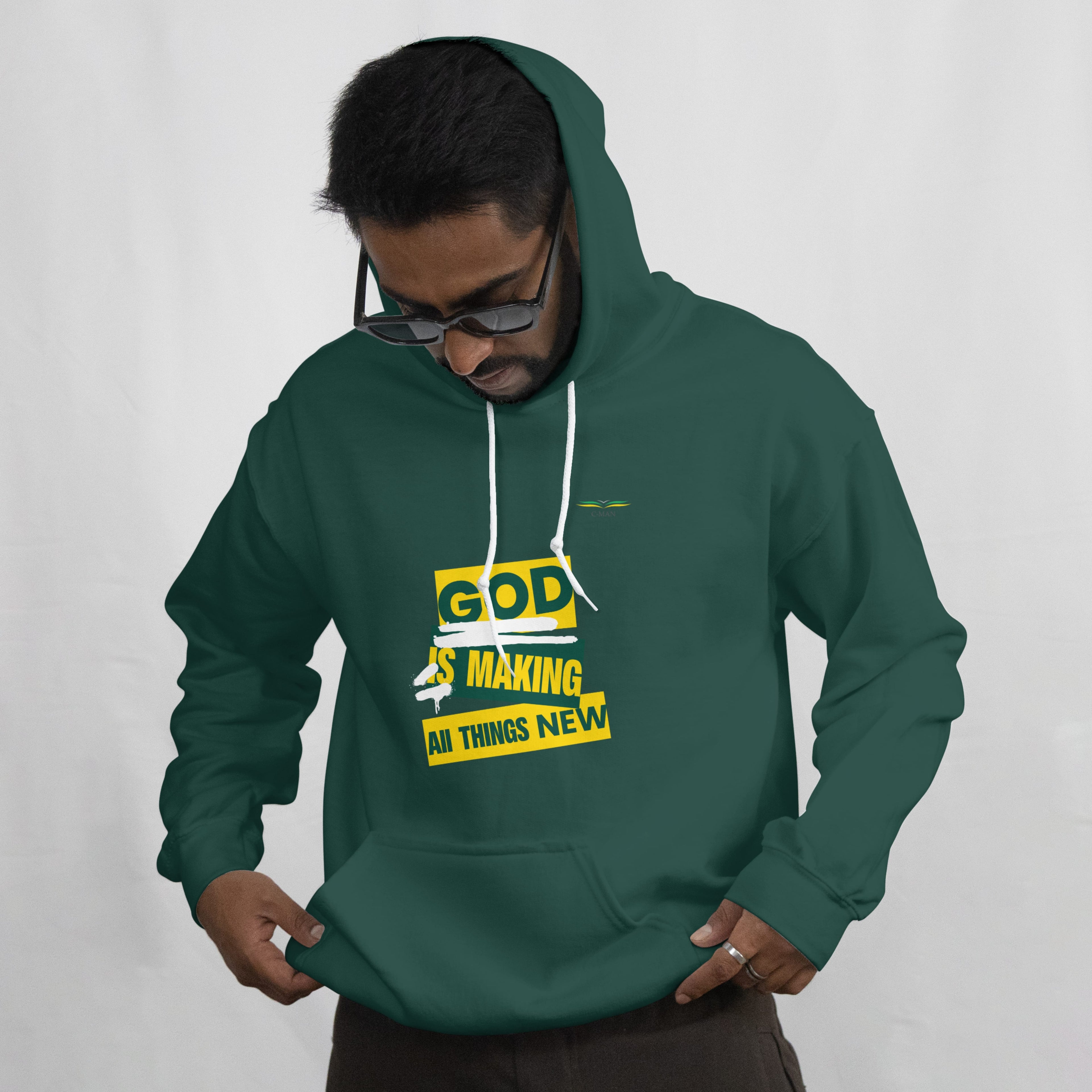 GOD IS  MAKING ALL THINGS NEW- Long Sleeve Hoodie